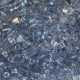 Blue Clear Crushed Glass - Covers approx. 1 sq ft